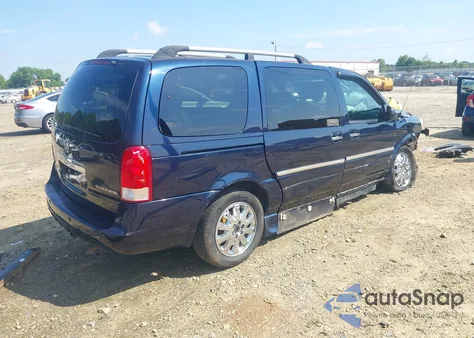 2007 Buick Terraza Incomplete из США, поврежденный, VIN 4GLDV13W57D209468